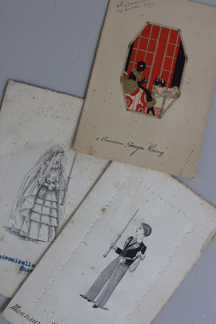 Vintage French Menus - Kernow Furniture