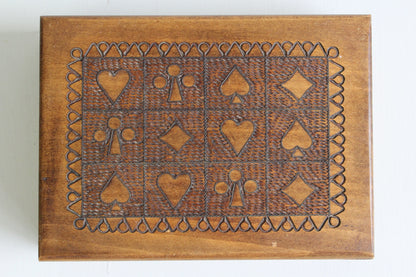 Playing Cards Wooden Case - Kernow Furniture