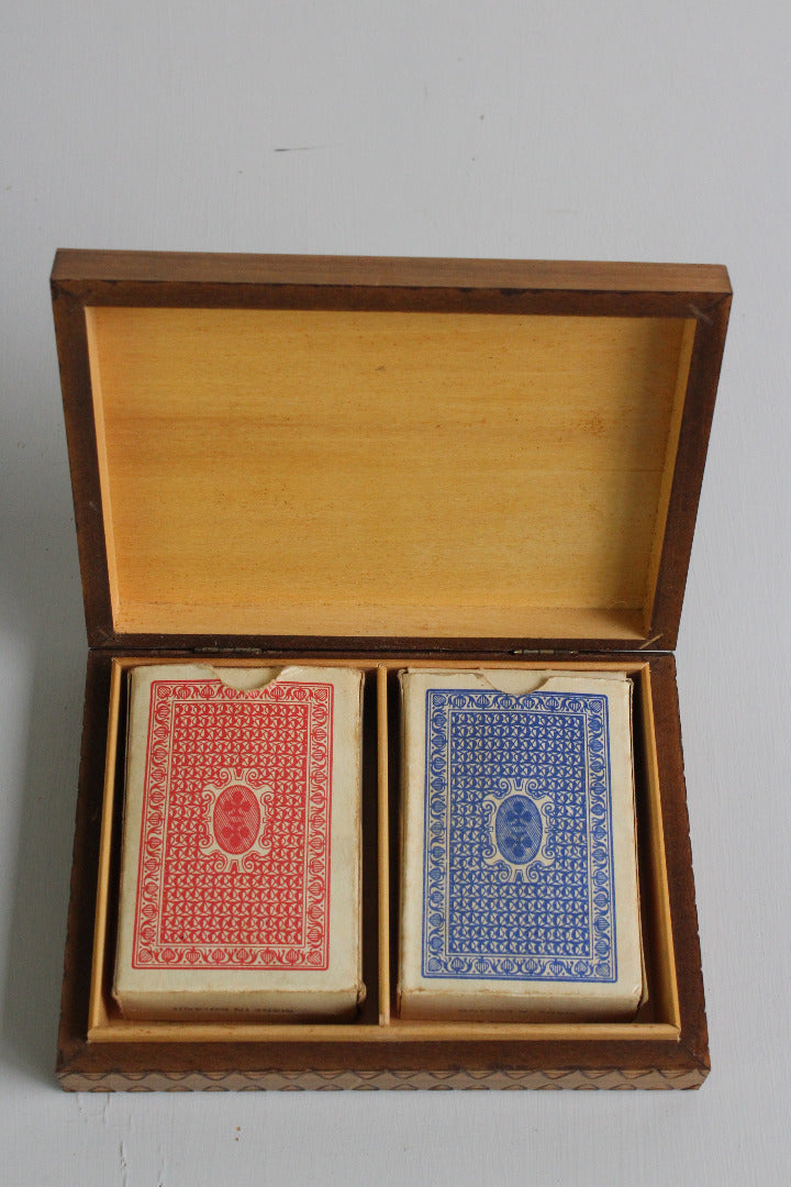 Playing Cards Wooden Case - Kernow Furniture