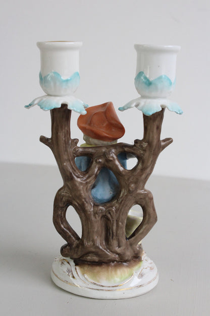 German Porcelain Figural Candelabrum - Kernow Furniture