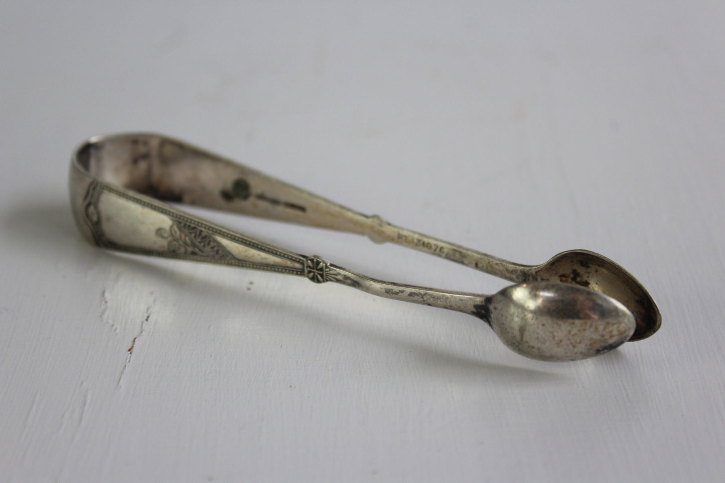 Pair Vintage Sugar Tongs - Kernow Furniture