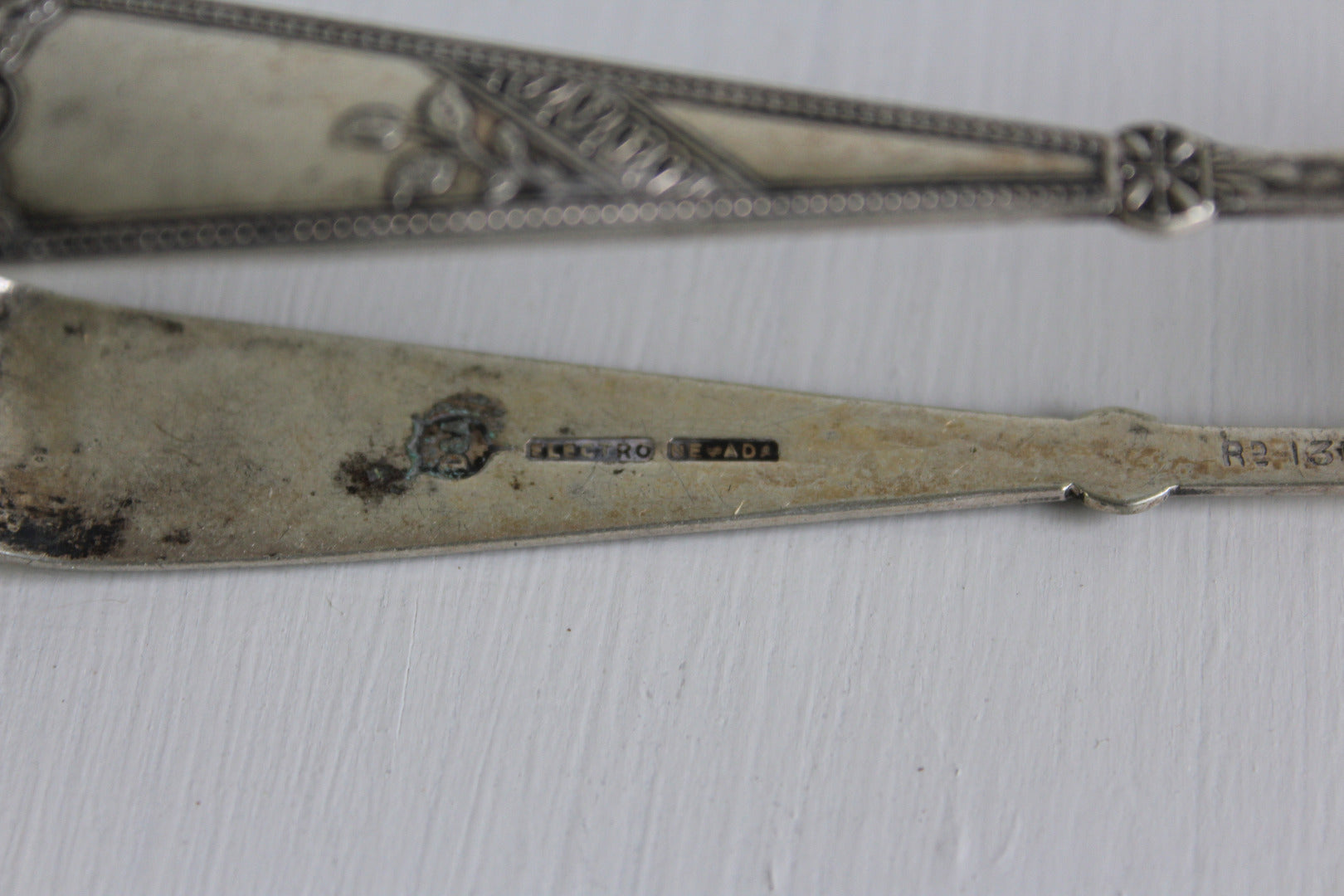 Pair Vintage Sugar Tongs - Kernow Furniture