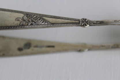 Pair Vintage Sugar Tongs - Kernow Furniture