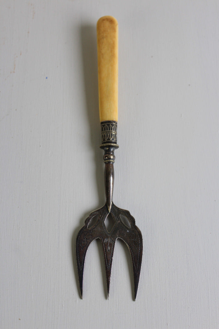 Vintage Serving Meat Fork - Kernow Furniture