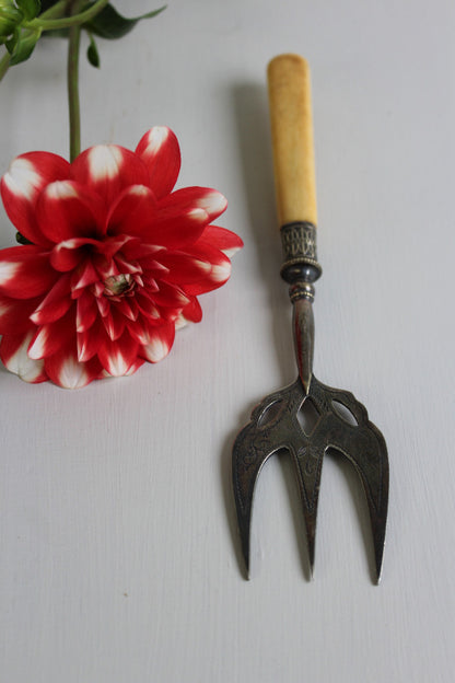 Vintage Serving Meat Fork - Kernow Furniture