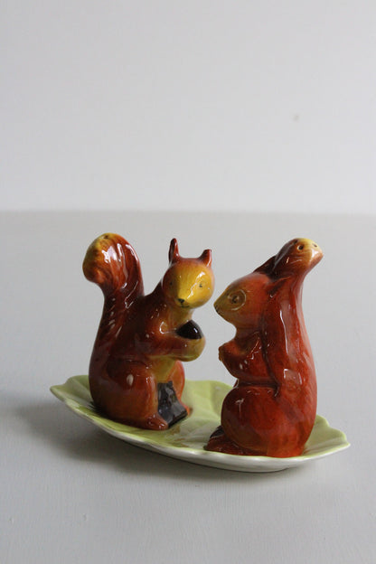 Carlton Ware Squirrel Cruet Salt & Pepper Pots - Kernow Furniture