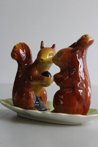 Carlton Ware Squirrel Cruet Salt & Pepper Pots - Kernow Furniture