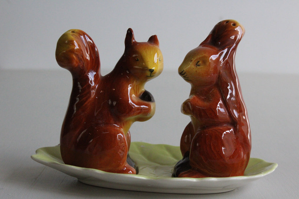Carlton Ware Squirrel Cruet Salt & Pepper Pots - Kernow Furniture