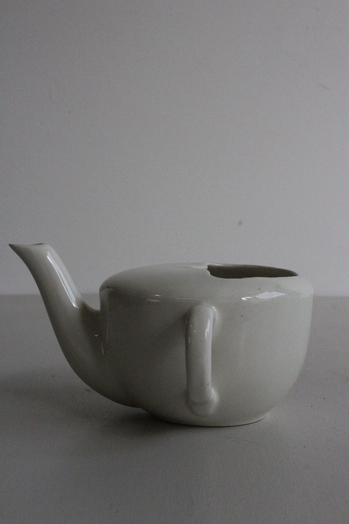 Plain White Vintage Feeding Jug - Kernow Furniture