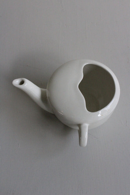 Plain White Vintage Feeding Jug - Kernow Furniture