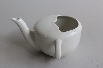 Plain White Vintage Feeding Jug - Kernow Furniture