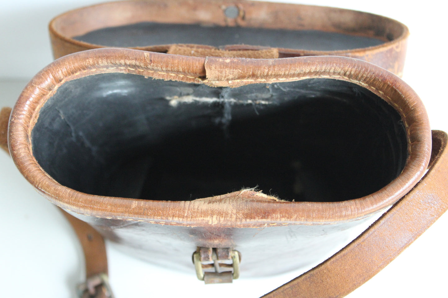 Vintage Leather Binoculars Case - Kernow Furniture