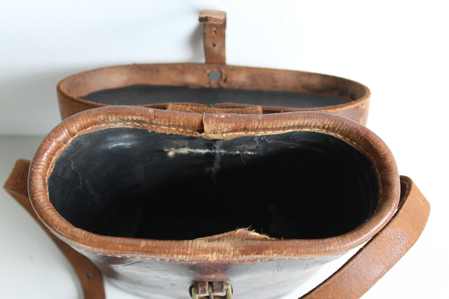 Vintage Leather Binoculars Case - Kernow Furniture