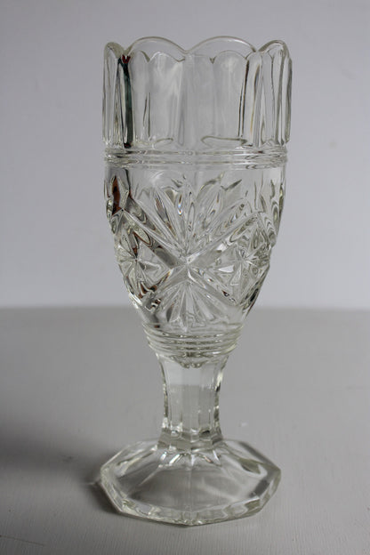 Pair Glass Celery Vase - Kernow Furniture