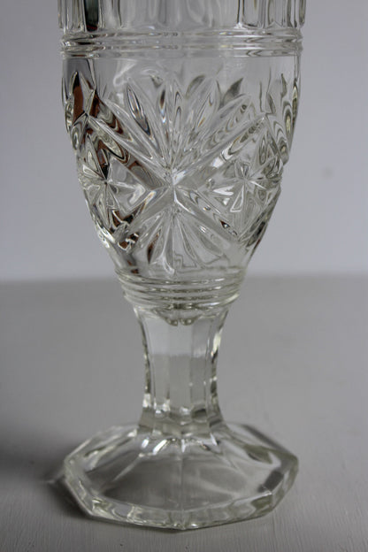 Pair Glass Celery Vase - Kernow Furniture