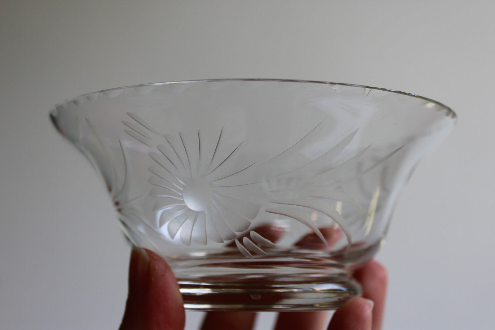 Set 5 Cut Glass Bowls - Kernow Furniture