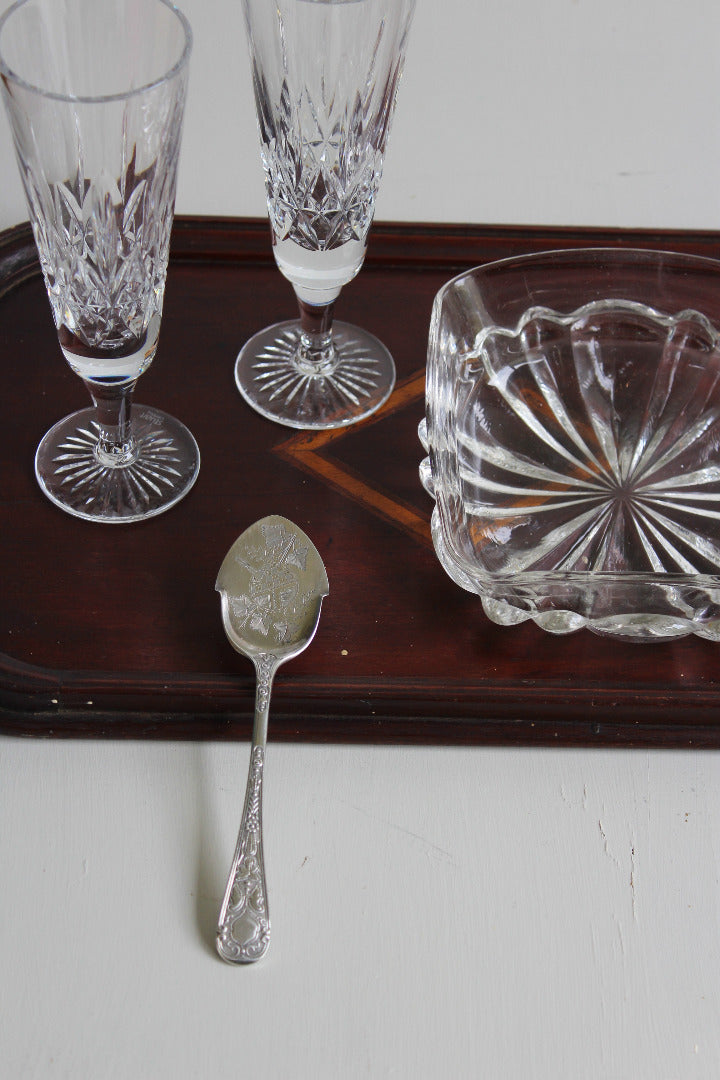 Wooden Inlaid Tray - Kernow Furniture