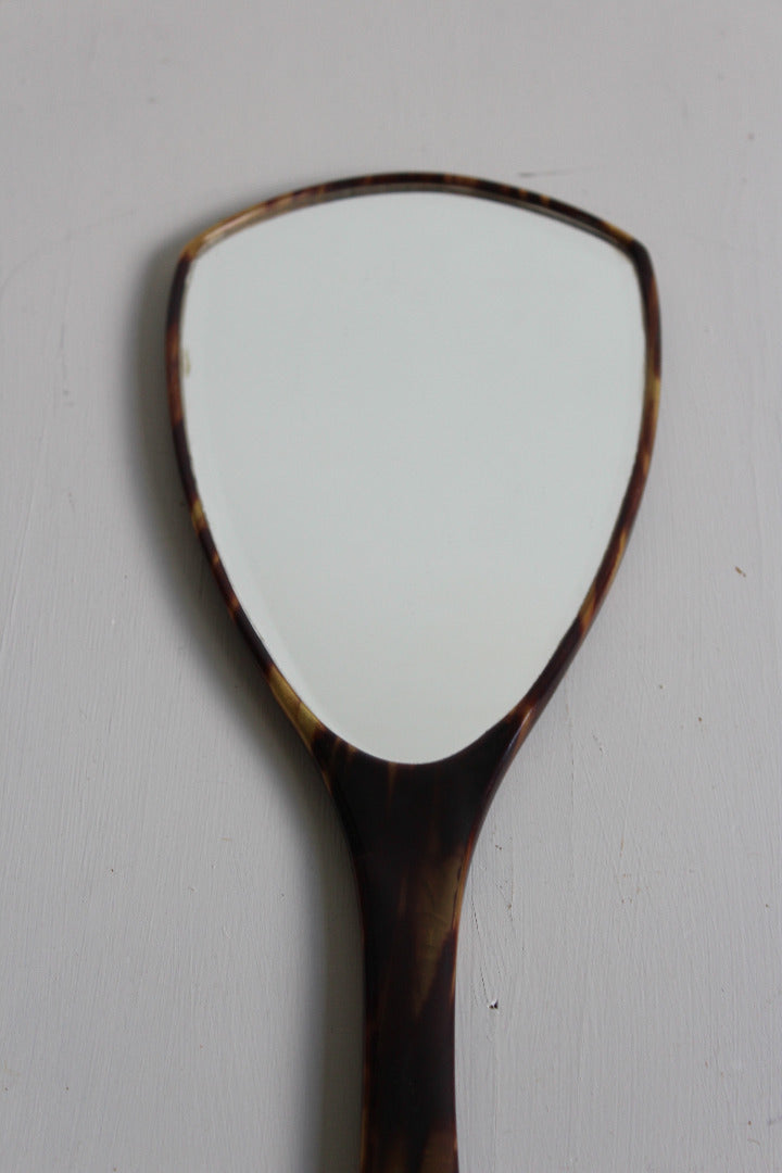 Faux Tortoiseshell Hand Mirror - Kernow Furniture