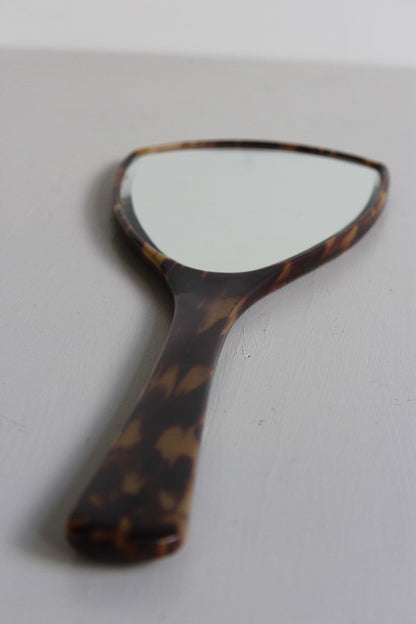 Faux Tortoiseshell Hand Mirror - Kernow Furniture