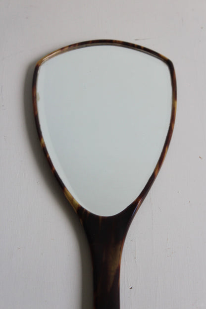 Faux Tortoiseshell Hand Mirror - Kernow Furniture