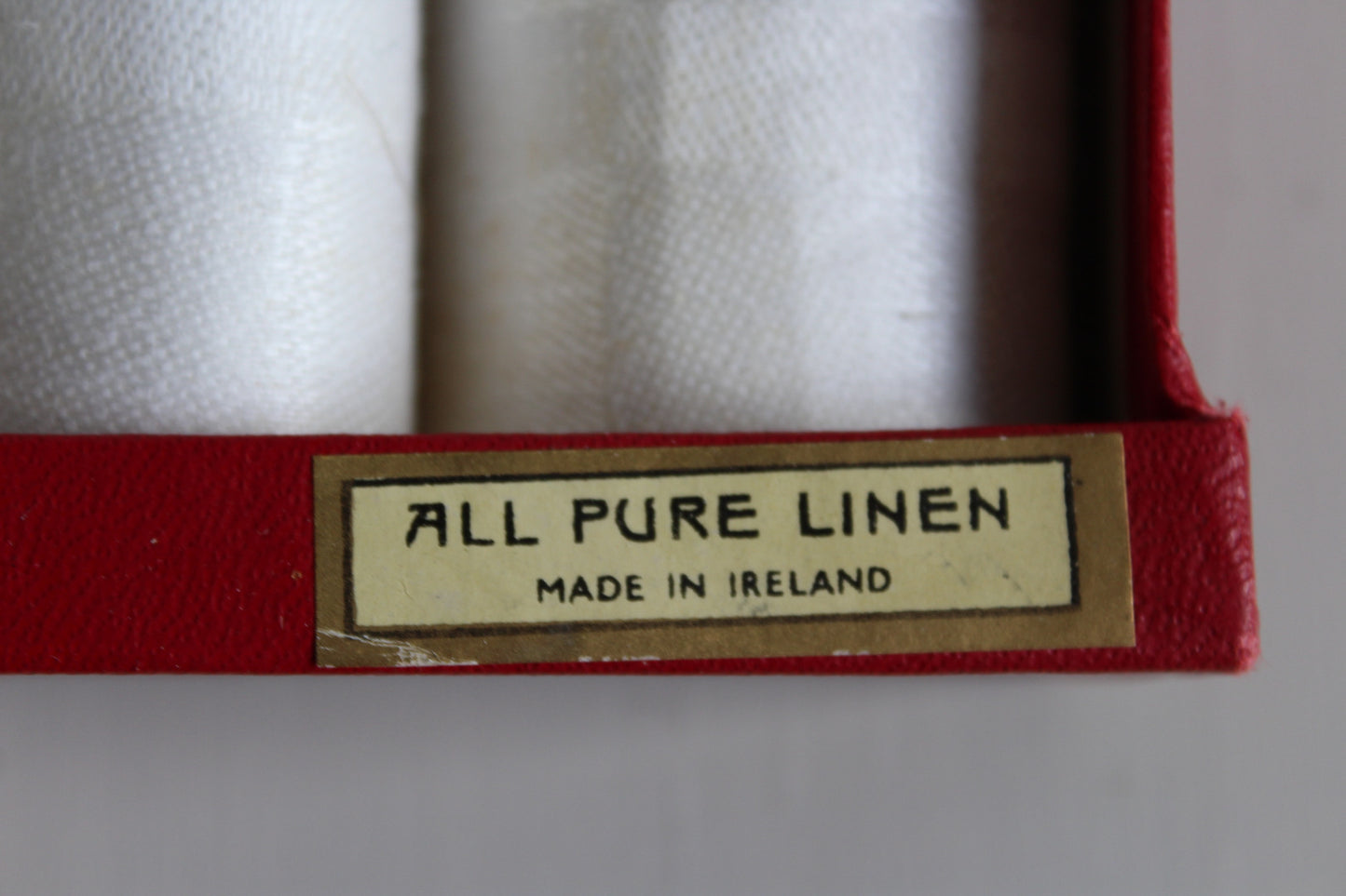 Box Irish Linen Napkins - Kernow Furniture