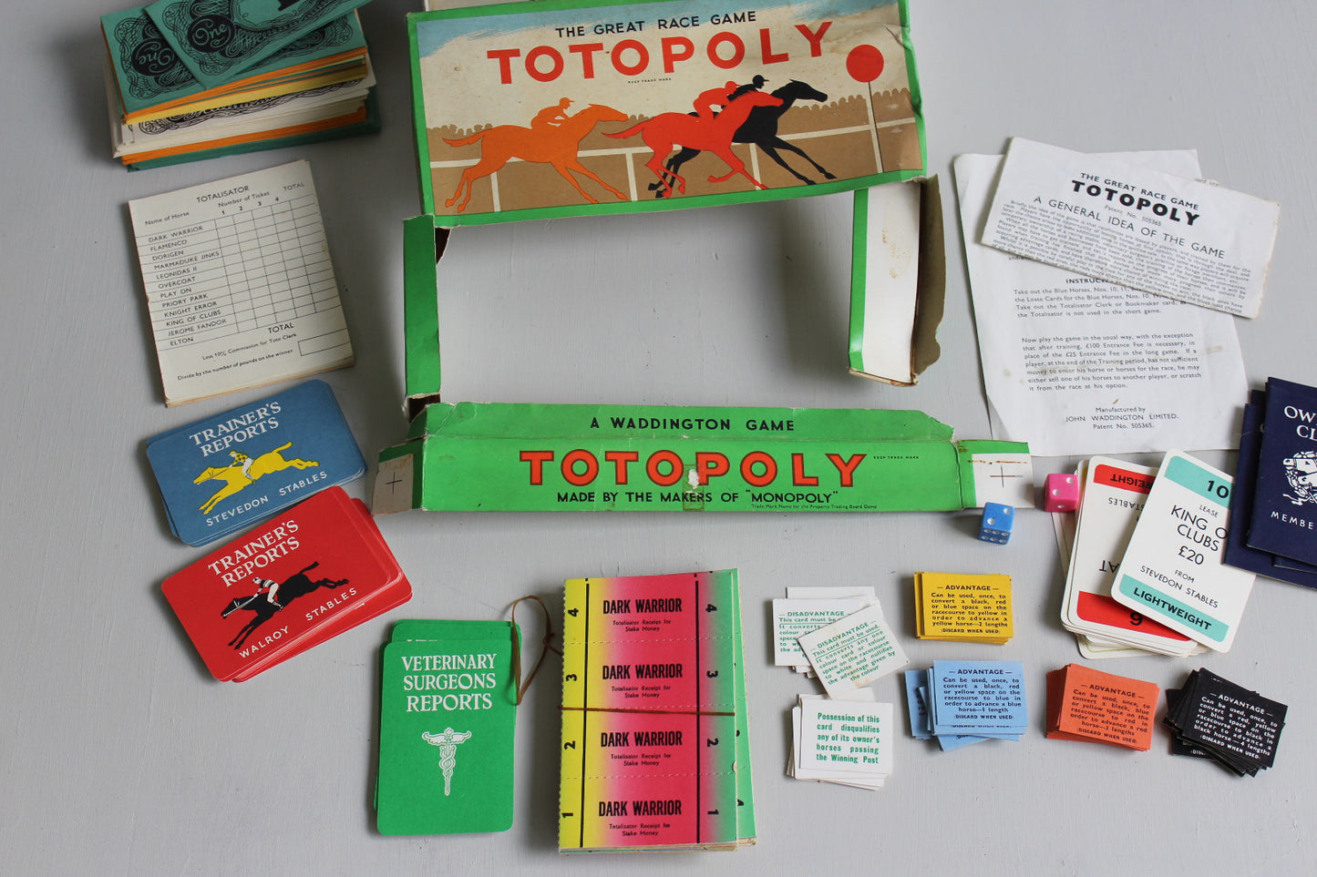 Vintage Totopoly Game - Kernow Furniture