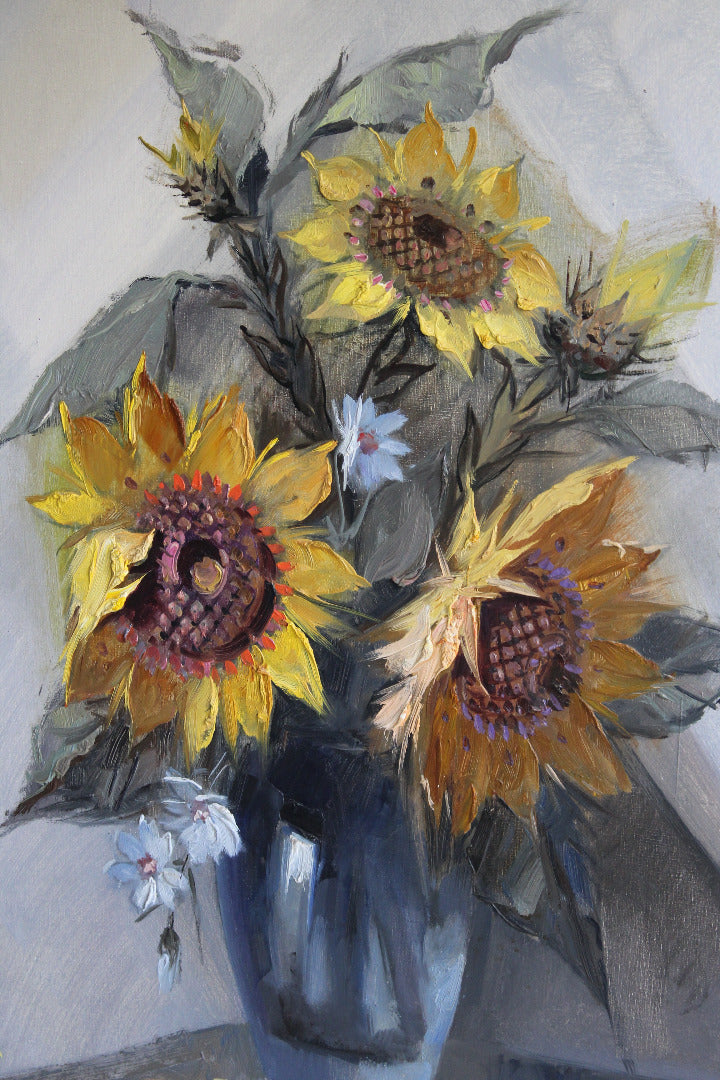 Sunflower Still Life - Kernow Furniture