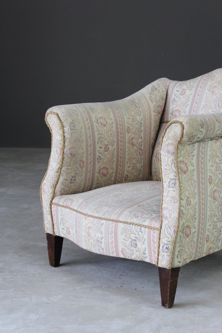 Floral Upholstered Small Armchair - Kernow Furniture