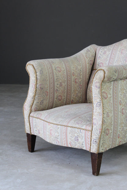 Floral Upholstered Small Armchair - Kernow Furniture