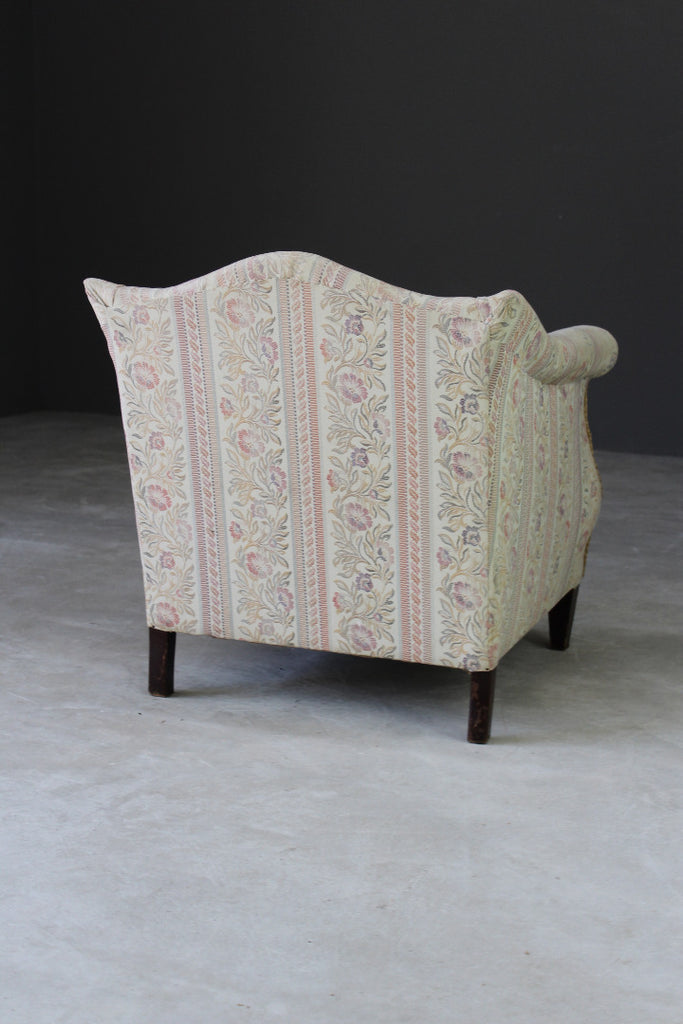 Floral Upholstered Small Armchair - Kernow Furniture