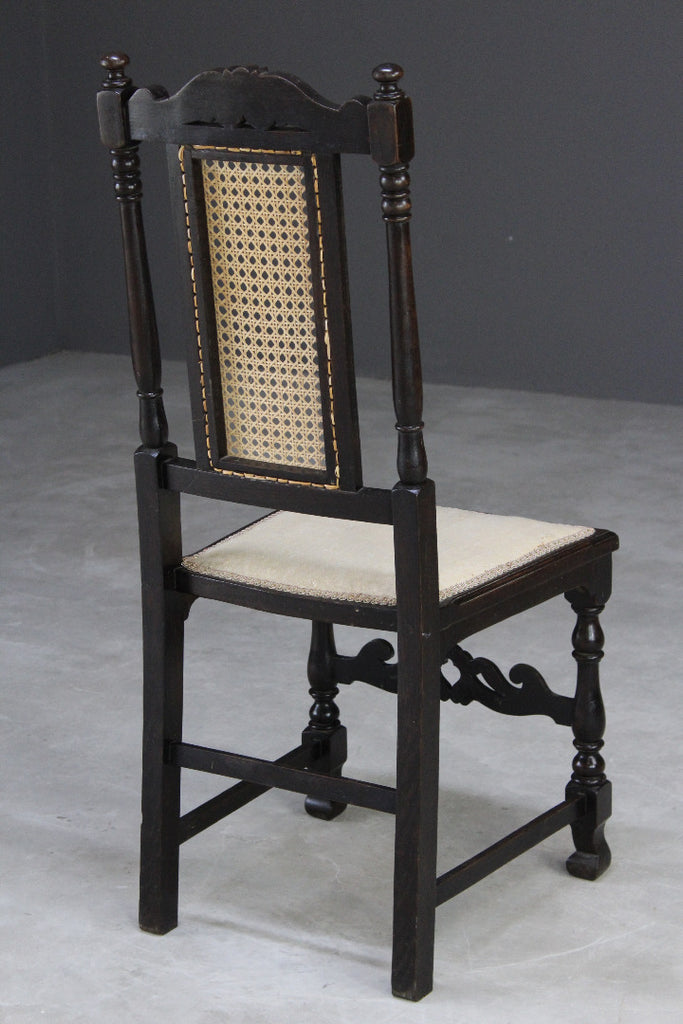 Carved Oak Side Chair - Kernow Furniture