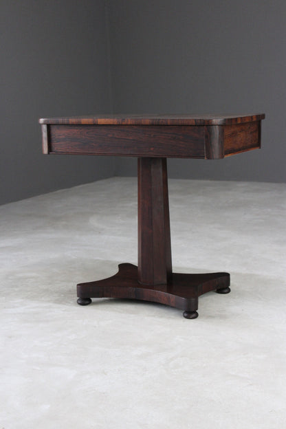 Antique Rosewood Side Table - Kernow Furniture