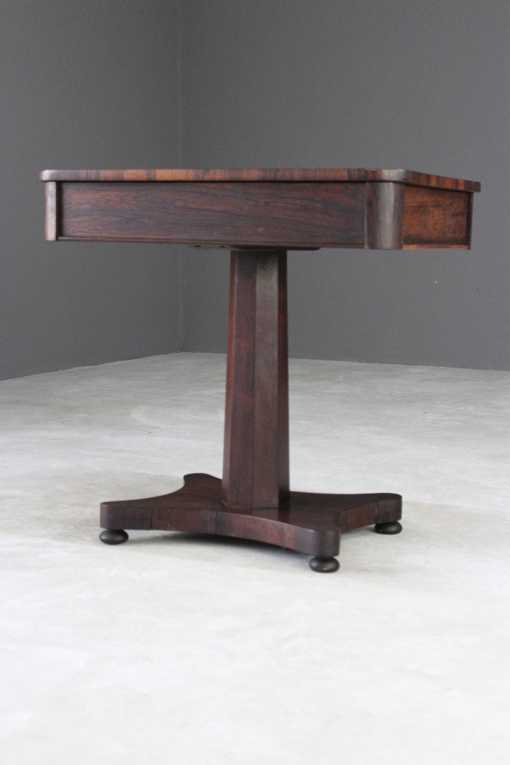 Antique Rosewood Side Table - Kernow Furniture