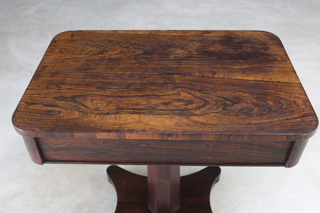 Antique Rosewood Side Table - Kernow Furniture