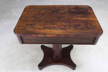 Antique Rosewood Side Table - Kernow Furniture