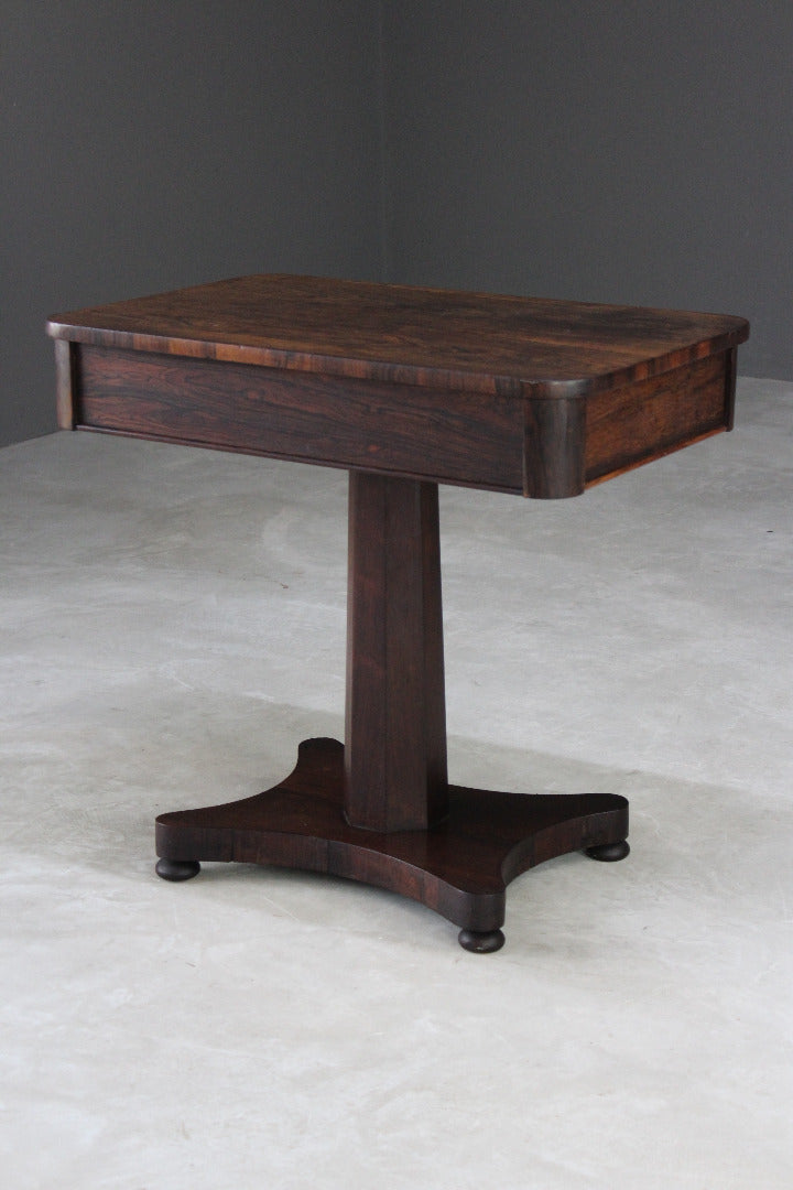 Antique Rosewood Side Table - Kernow Furniture