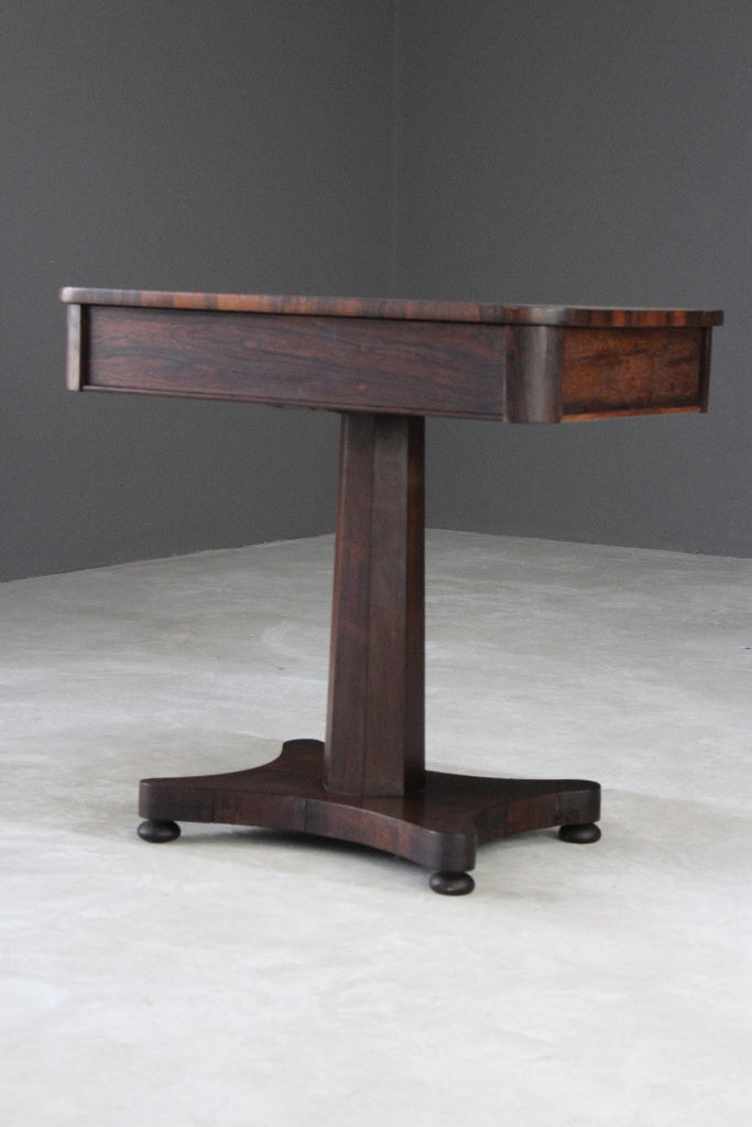 Antique Rosewood Side Table - Kernow Furniture