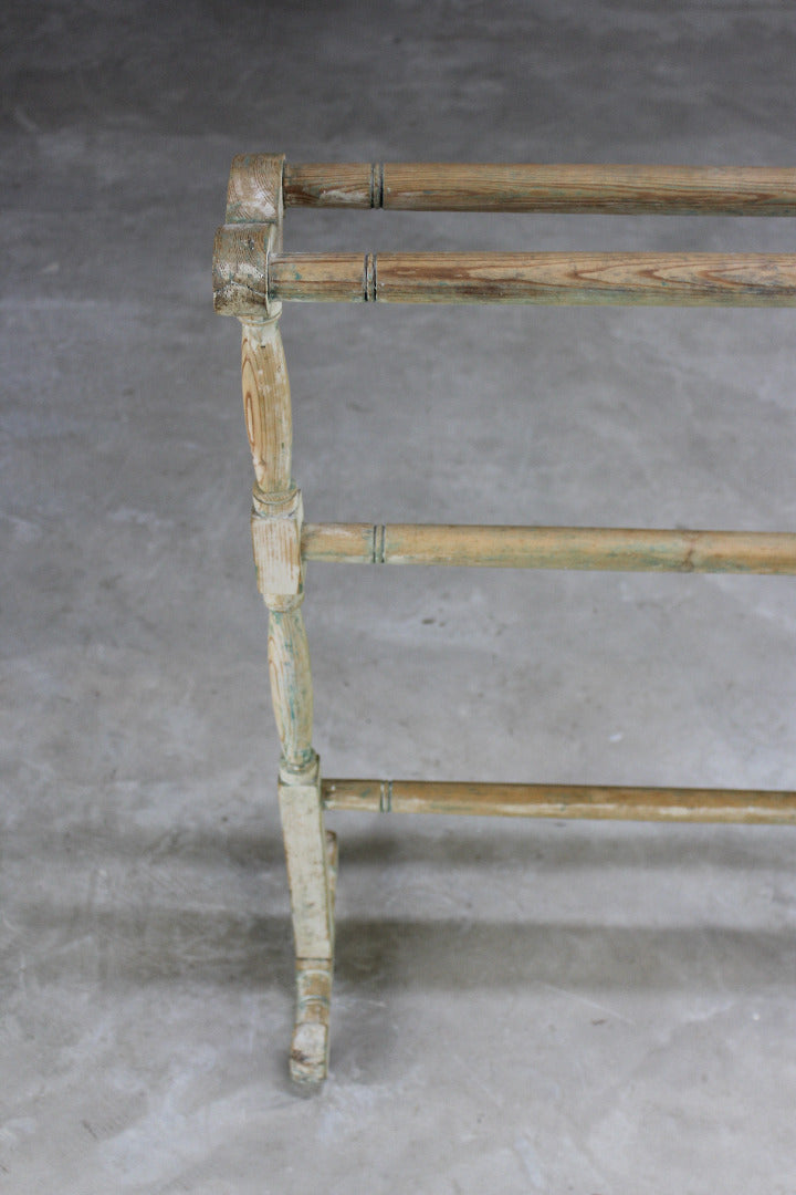 Stripped Pine Towel Rail - Kernow Furniture