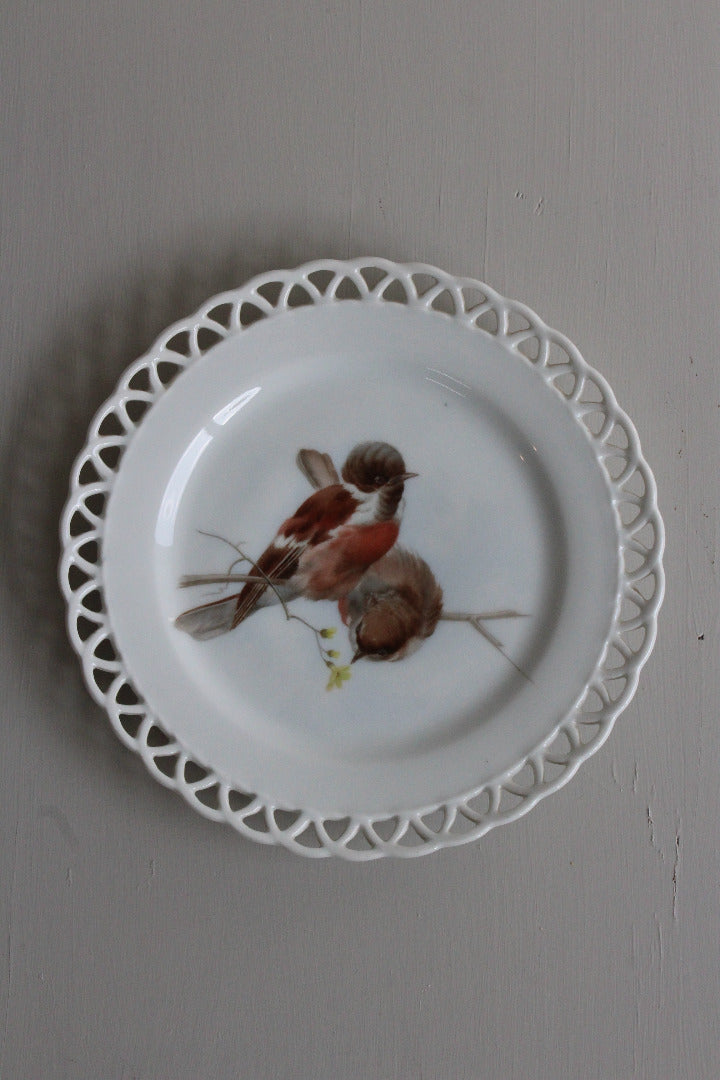 German Porcelain 'Ribbon' Plate - Kernow Furniture