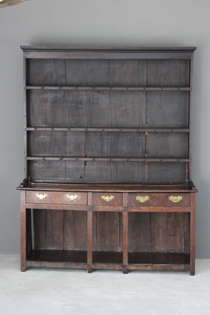 Antique George III Oak Dresser - Kernow Furniture