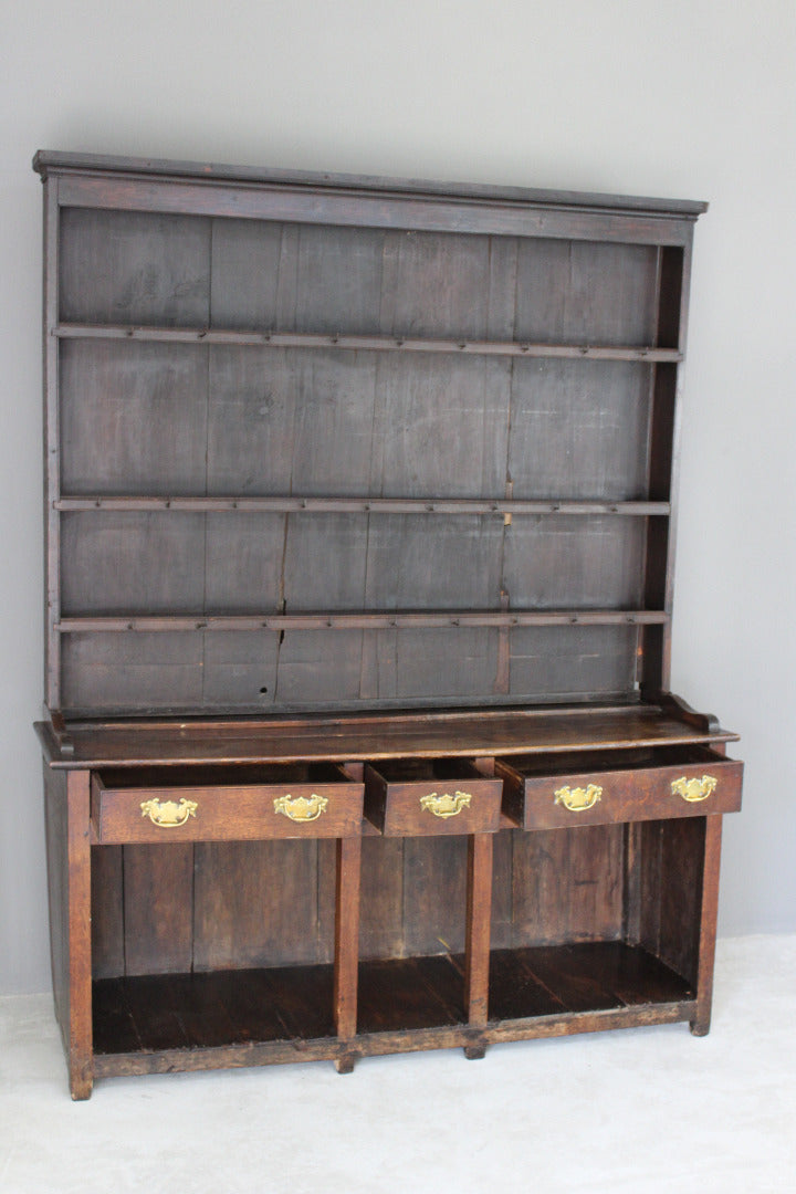 Antique George III Oak Dresser - Kernow Furniture