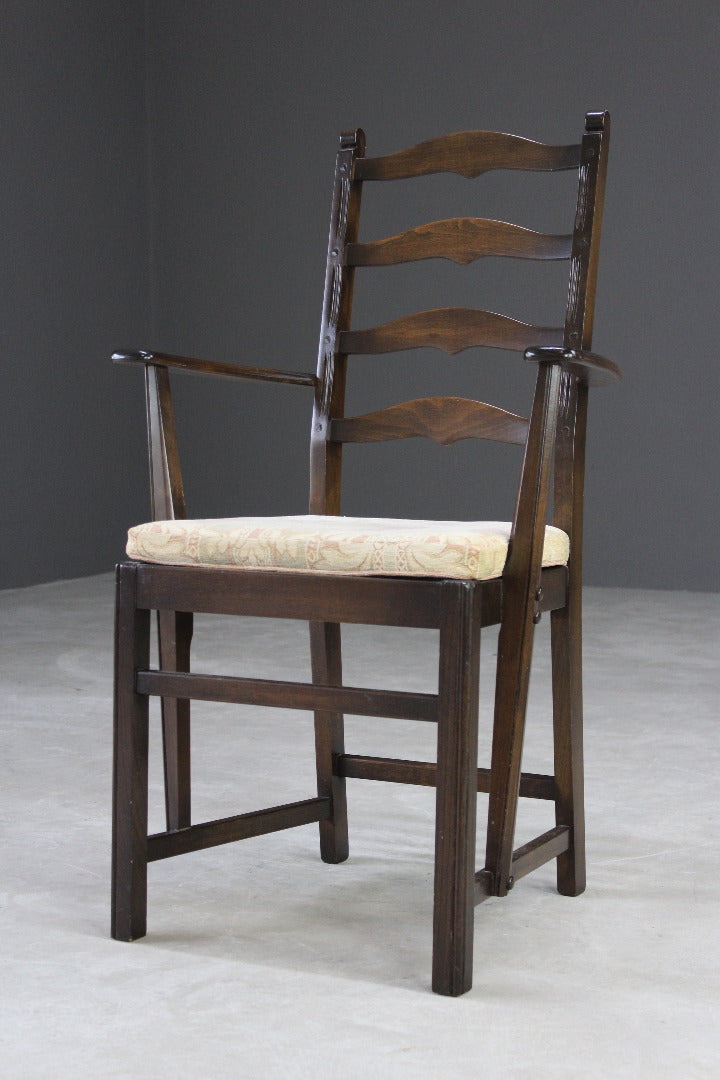 Single Ercol Ladderback Carver Chair - Kernow Furniture