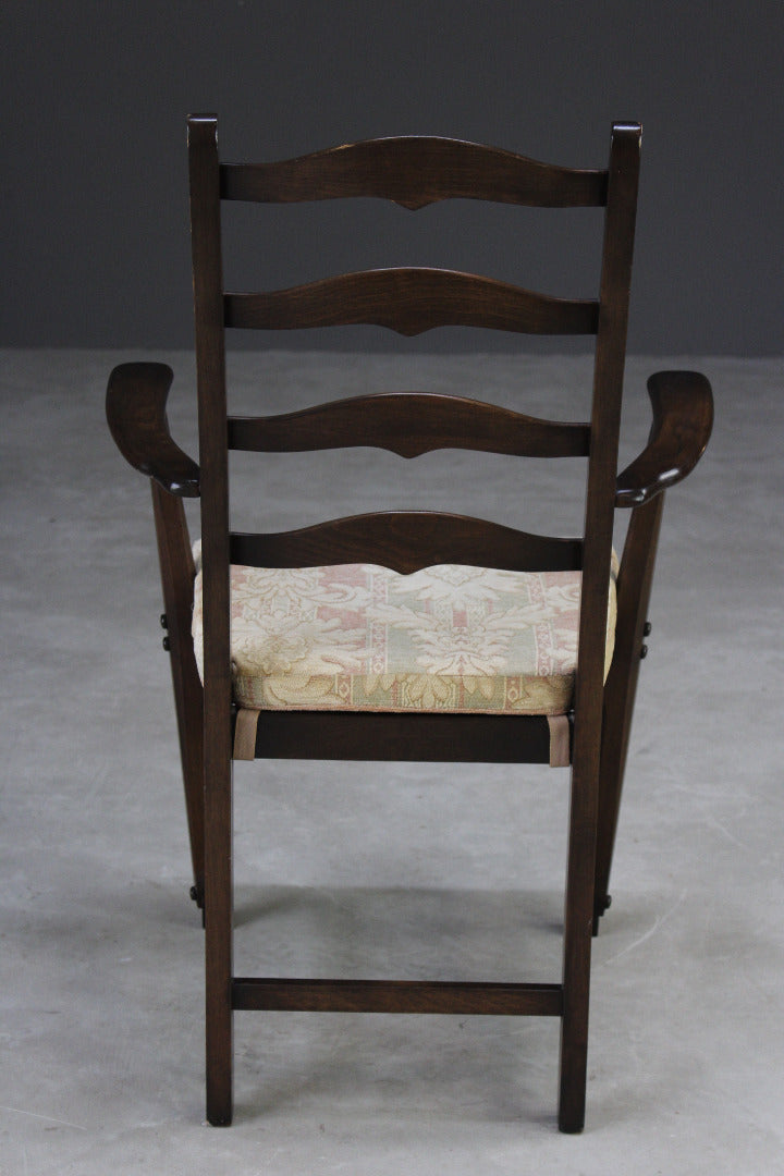 Single Ercol Ladderback Carver Chair - Kernow Furniture