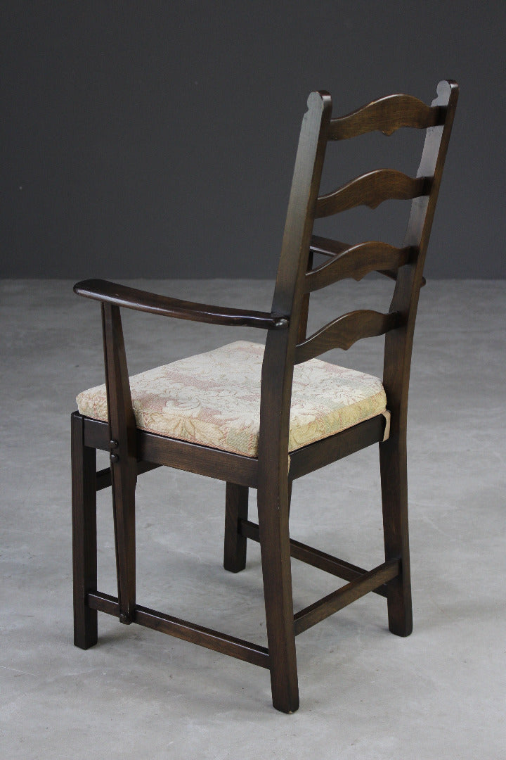 Single Ercol Ladderback Carver Chair - Kernow Furniture