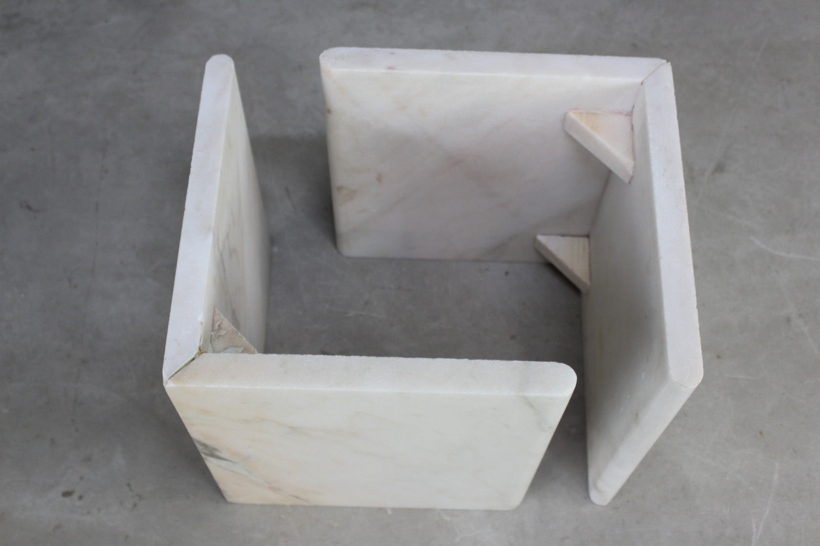 Large Square Marble Coffee Table - Kernow Furniture