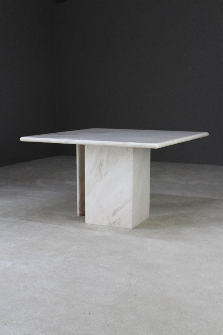 Large Square Marble Coffee Table - Kernow Furniture