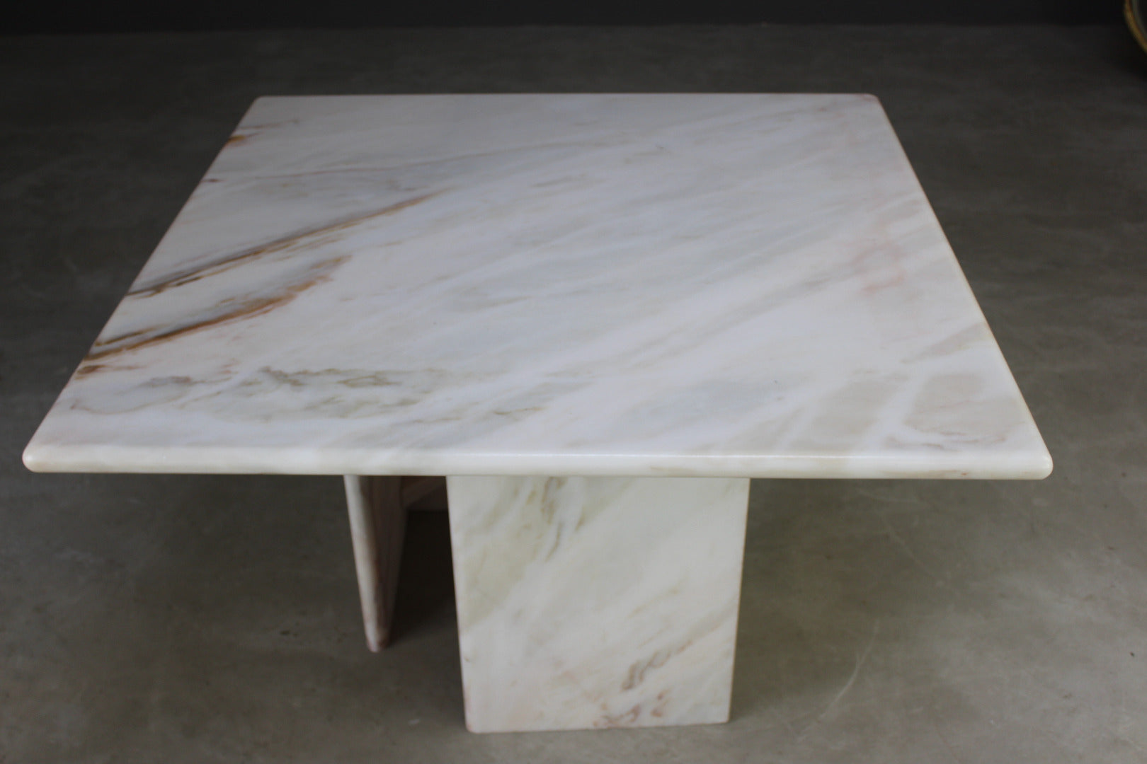Large Square Marble Coffee Table - Kernow Furniture