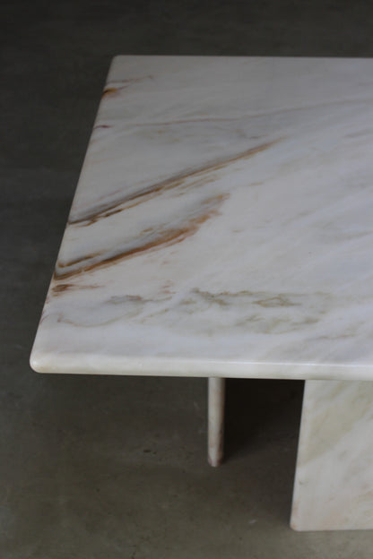 Large Square Marble Coffee Table - Kernow Furniture