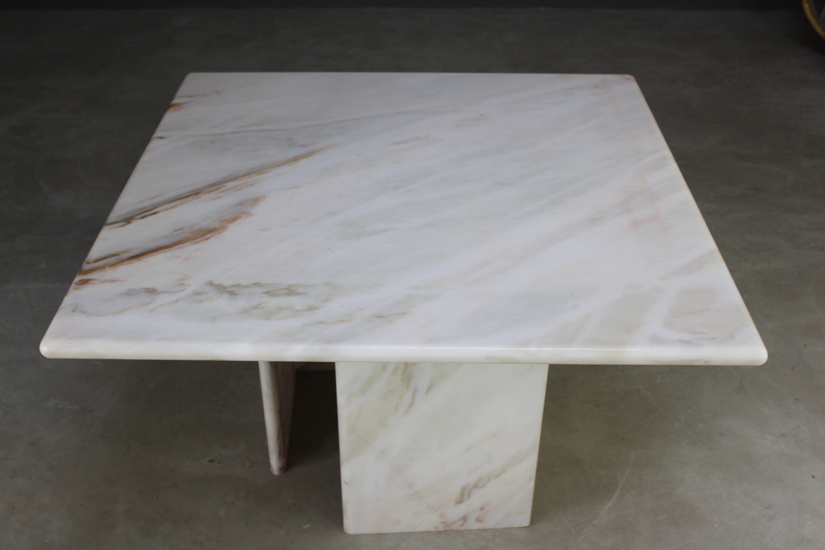 Large Square Marble Coffee Table - Kernow Furniture