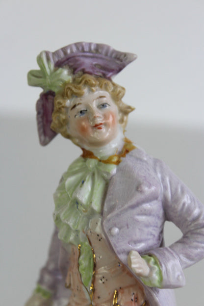 Two Similar Austrian Porcelain Figures - Kernow Furniture